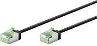 Goobay Cat.8.1 Patchkabel slim U/FTP Ethernet LAN Kabel RJ45 Schwarz 1,0 m - Bild 1