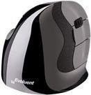 Evoluent VerticalMouse D Small Ergonomische Kabellose Lasermaus mit USB-Empfänger in Schwarz und Anthrazit - Bild 1