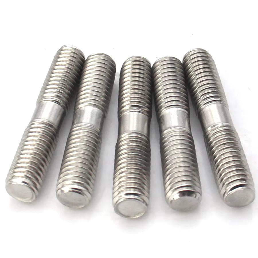 XIAOCHAO Doppelgewindestift aus 304 Edelstahl in Silber, Vollgewinde Gewindestange A2-70 - Bild 3