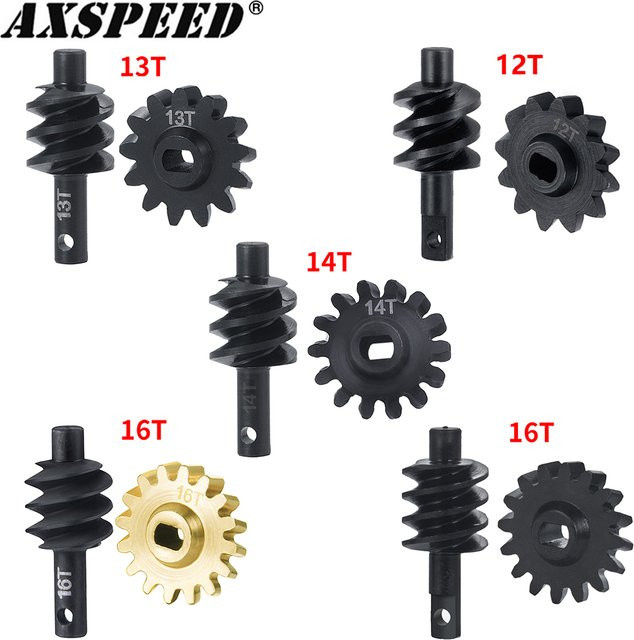 AXSPEED Stahlgetriebe Overdrive Schneckendifferentialachse, Zubehör, 1:24, Metall - Bild 1