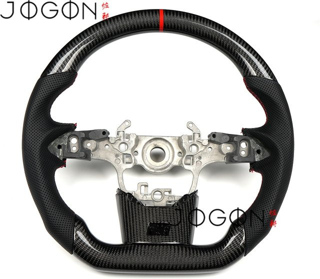 JOGON Echtes Carbon-Faser Lenkrad-Ersatzkit für Toyota GR Yaris 2025 2026, Schwarz - Bild 1