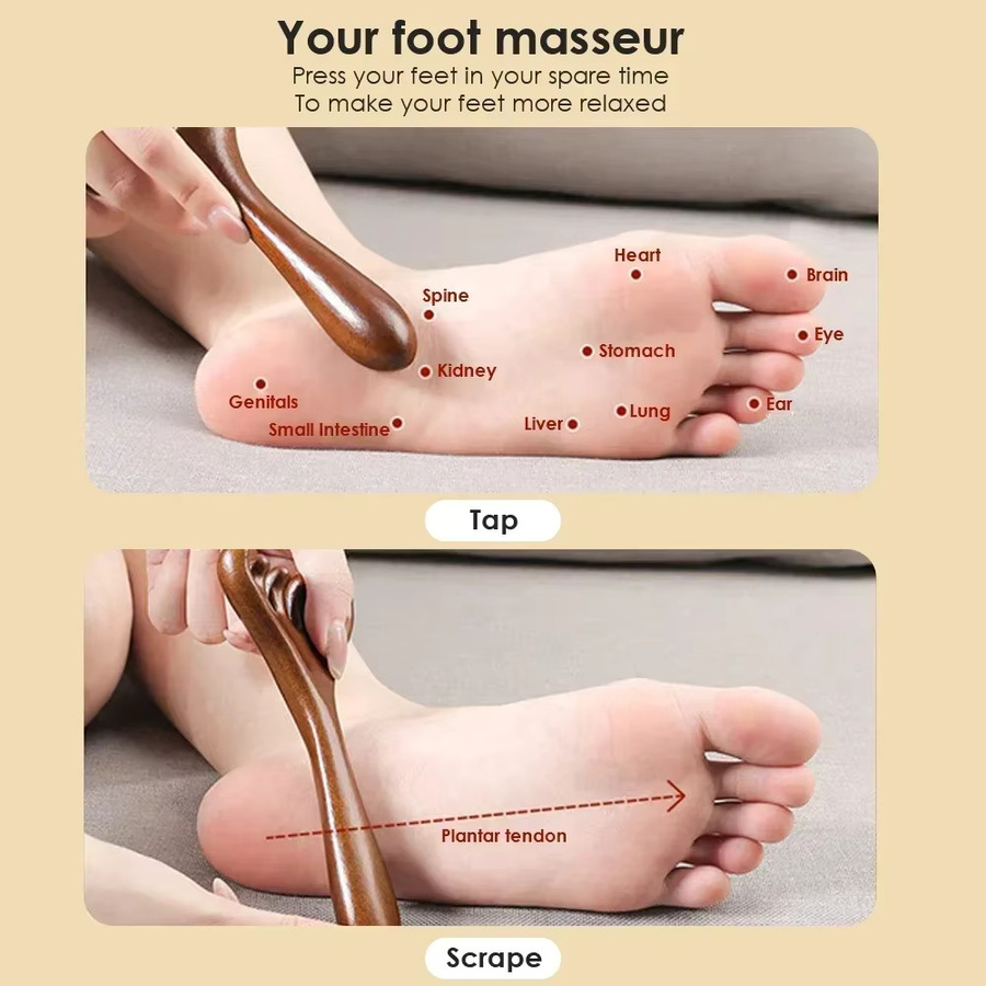 Meridian Massage Kamm, Gua Sha Schaber für Gesicht, Körper und Kopfhaut, Unisex - Bild 4