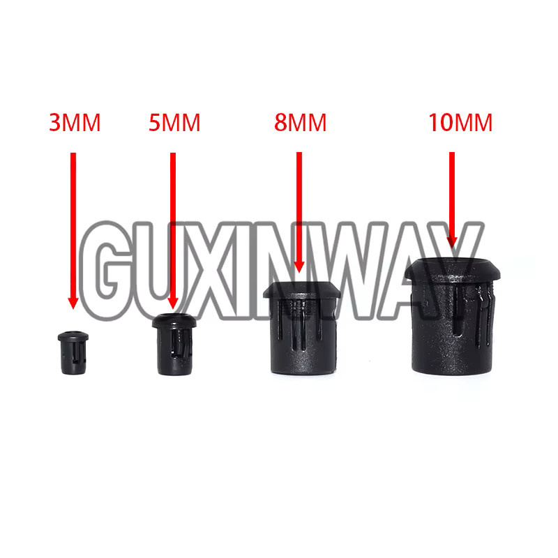GUXINWAY LED-Diodenhalter in Schwarz aus Kunststoff mit Clip-Montage und Sockelhalterung - Bild 2