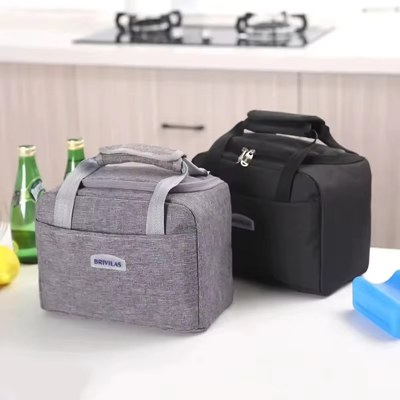 GOT-TOG Thermische Lunch Box Wasserfeste Isolierte Kühltasche für Büro und Arbeit in Blau und Grau - Bild 2