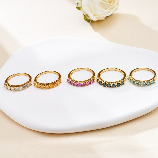 BIJOX STORY Moissanit-Ring, 925 Silber, Weiß, Diamant, Damen - Bild 1