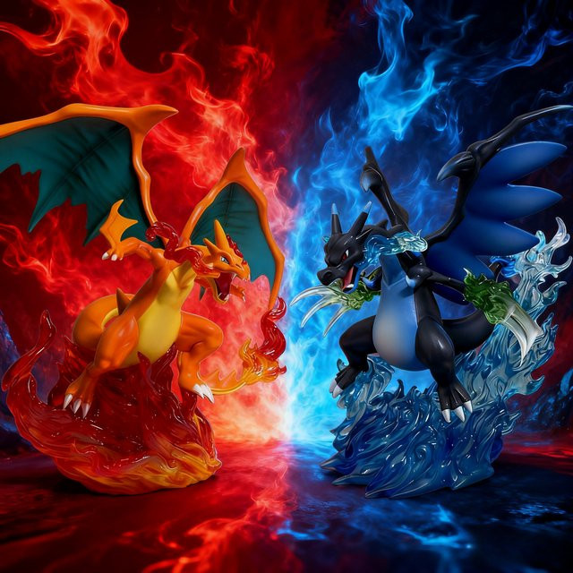 Potdemiel Pokémon Charizard X Charizard Y, Actionfiguren, 18cm - Bild 1