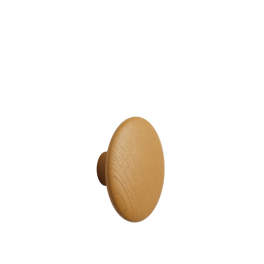 Muuto Dots Wood Scandinavian Distributed Point Hooks in Orange und Braun Matt - Bild 2