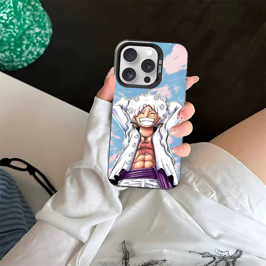 Bunte Handyhülle L-Luffy-S Gear 5 für Apple iPhone 17 16 15 14 13 12 11 8 7 Pro Max Plus Mini - Bild 3