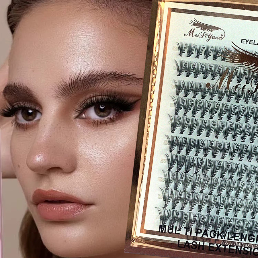 JUJU Dream DIY-Cluster-Falsche Wimpern, natürlich, Unisex - Bild 4