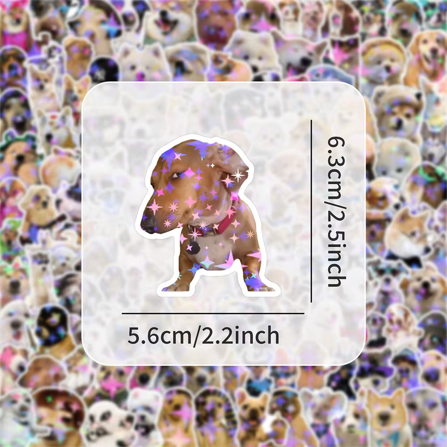 Disney Cartoon-Hund-Tier-Meme-Aufkleber, Tiere, Bunt / Mehrfarbig - Bild 3