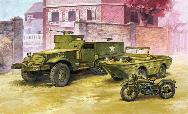 Academy WWII Ground Vehicle Set, 6-teiliges Set, Fahrzeuge - Bild 1