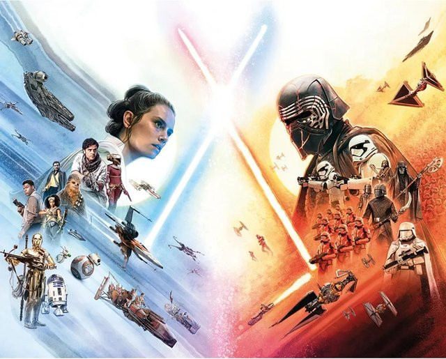 Komar Star Wars Wandbild Poster aus Qualitätsvlies, Multicolor, B: 50 cm, H: 40 cm - Bild 1