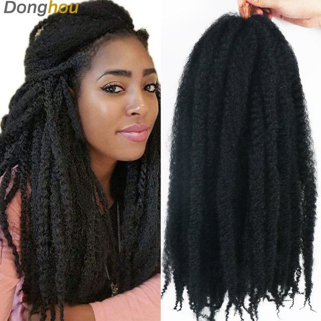 Donghou Marley Braid Haarverlängerungen, Synthetisch, Ombre, Unisex - Bild 1