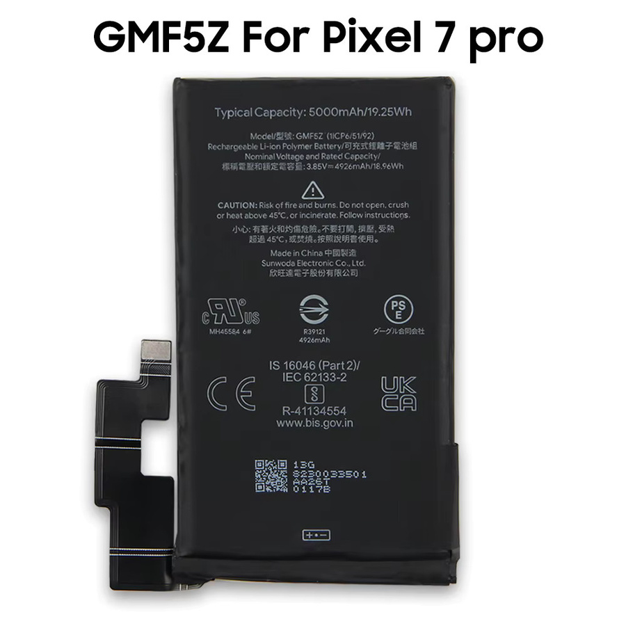 Ersatz-Handy-Akku GMF5Z GZE8U GP5JE für Google Pixel 7 Pro, Pixel 7 und Pixel 7A in Schwarz inklusive Werkzeug - Bild 2