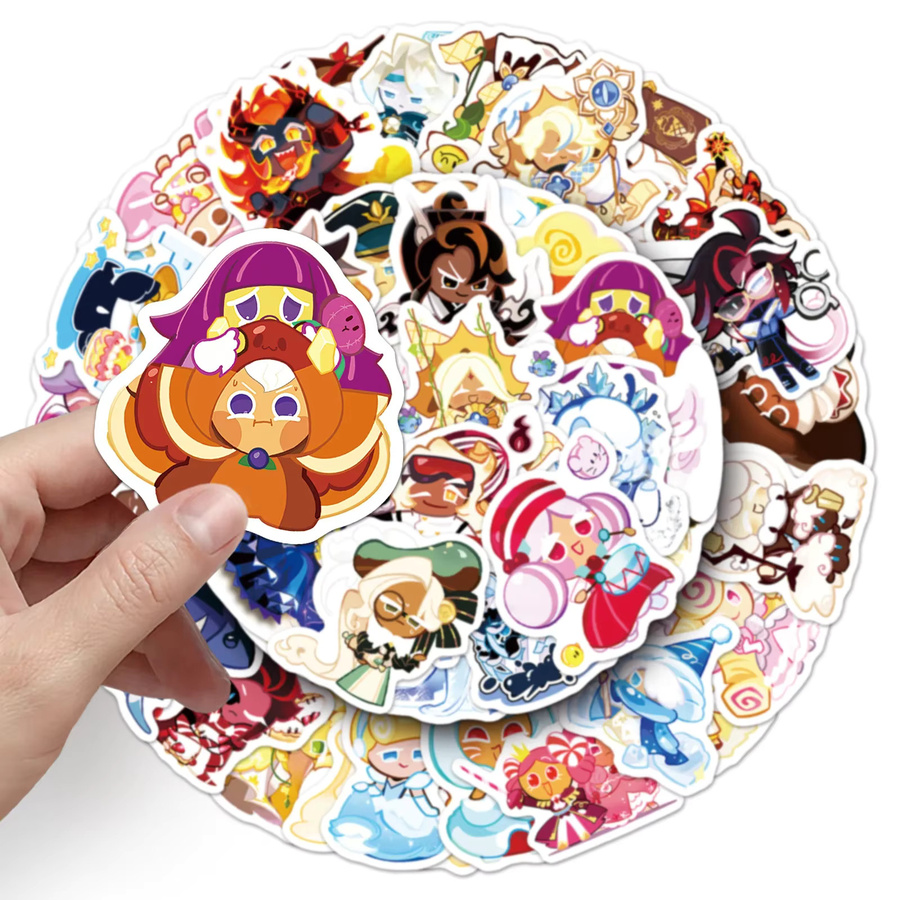 GOGOTU Cookie Run Kingdom Aufkleber, 50-teiliges Set, Bunt / Mehrfarbig - Bild 2