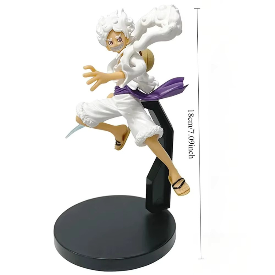 Bandai One Piece DXF Sonnengott Nika Ruffy Puppe, 18 cm, Kunststoff - Bild 2