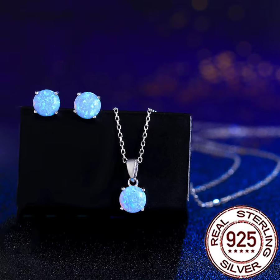 CWWZircons Halsketten-Set, 925 Silber, Zirkonia, Damen - Bild 3