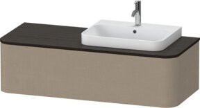 Duravit Waschtischunterschrank Happy D.2 Plus mit Beckenanschluss rechts, B/T: 130 x 55 cm - Bild 1