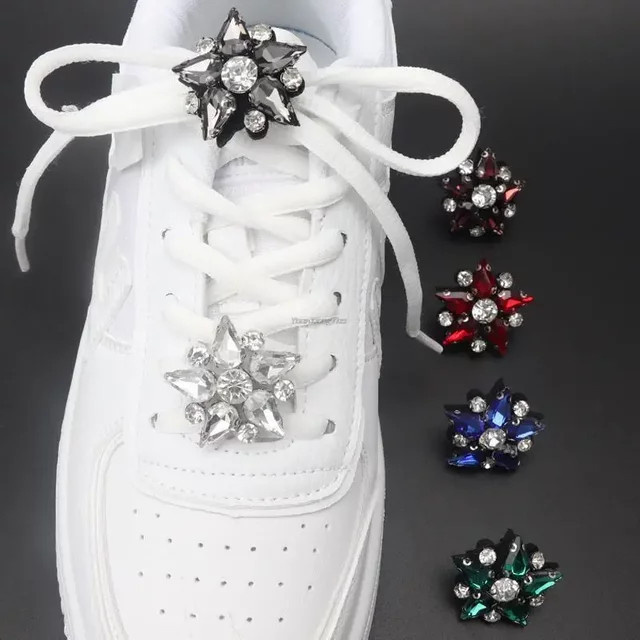 SMATLELF Schuh Charms, bunte Edelsteine, Perle, Strass - Bild 1
