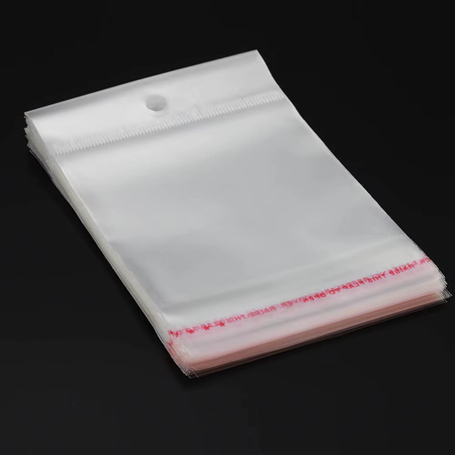50 Stück MOONMADE transparente OPP-Kunststoff-Selbstklebeutel für Schmuck und Geschenkverpackungen - Bild 1