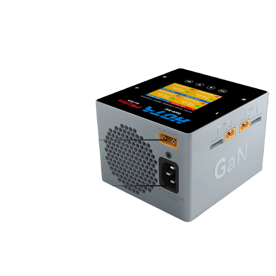 HOTA F6 Ultra Intelligentes Balancer-Ladegerät mit AC/DC-Eingang für 1-6S Li-Po Akkus und Galliumnitrid-Stromversorgung - Bild 3