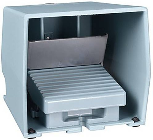 Schneider Electric Fußschalter aus Metall in Blau und Grau - Bild 1