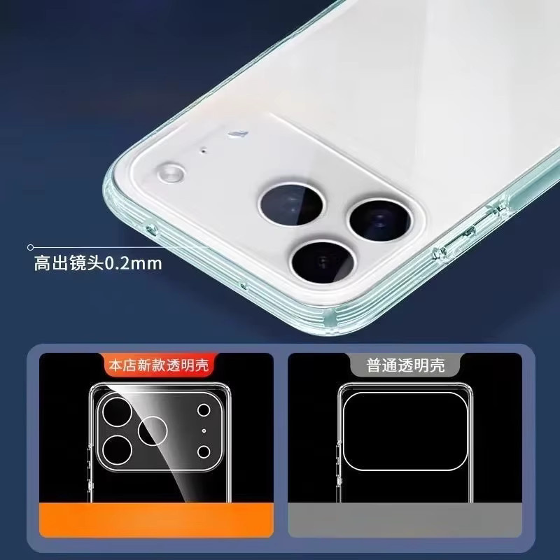 Transparente TPU-Silikonhülle für Apple iPhone 17, iPhone 17 Pro, iPhone 17 Pro Max und iPhone 17 Air - Bild 2