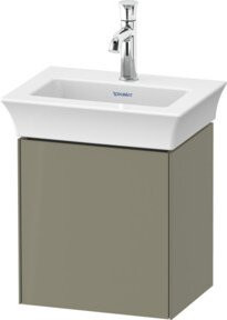 Duravit Waschtischunterschrank White Tulip in Steingrau Hochglanz, Wandmontage, B: 38,4 cm, T: 29,8 cm, H: 41,0 cm - Bild 1