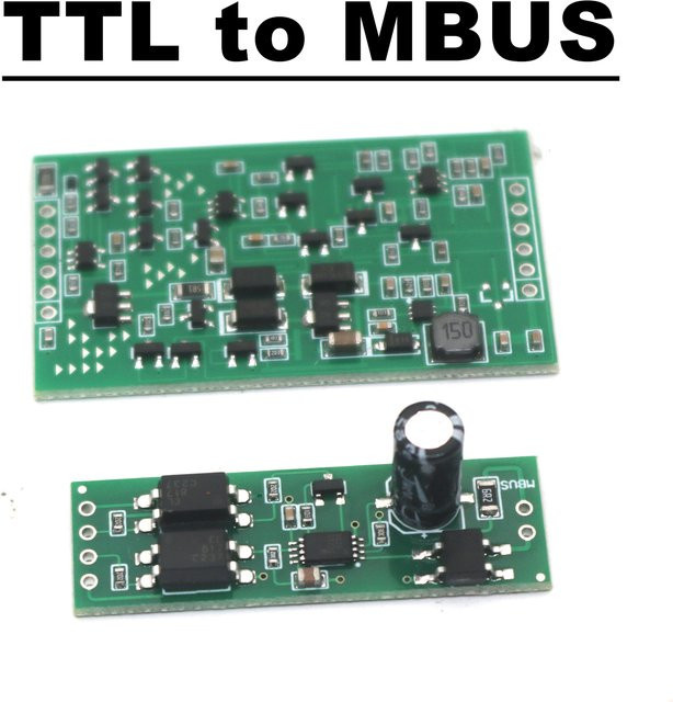 Dykbcells MBUS zu TTL Slave Master Kommunikation UART Serieller Port für Smart Control Stromzähler Energie Wärme und Wasserzähler in Grün - Bild 1
