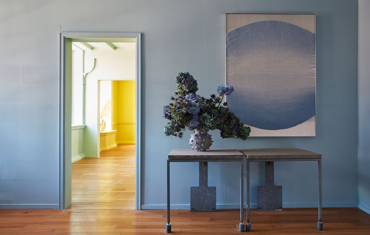 Farrow & Ball Modern Emulsion Wandfarbe Hazy CC6 in Blau-Grau 5 l - Bild 2