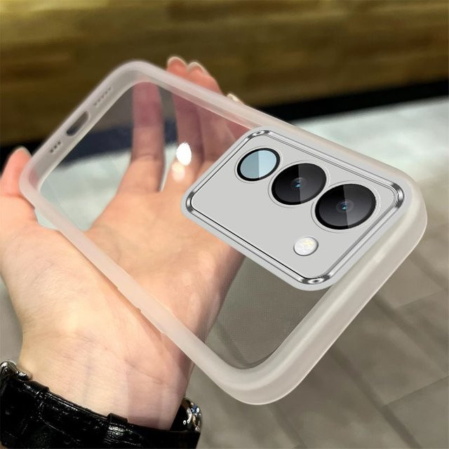 Stoßfeste Silikon Schutzhülle für Vivo Y04, Vivo Y29s 5G, Vivo T4 lite und IQOO Z10 lite in Transparent - Bild 1