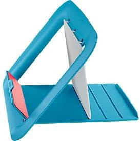 Leitz Ergo Cosy Laptopständer höhenverstellbar und faltbar für Laptops von 13 bis 17 Zoll, Blau, B: 31,2 cm, T: 24,7 cm, H: 5,0 cm - Bild 1