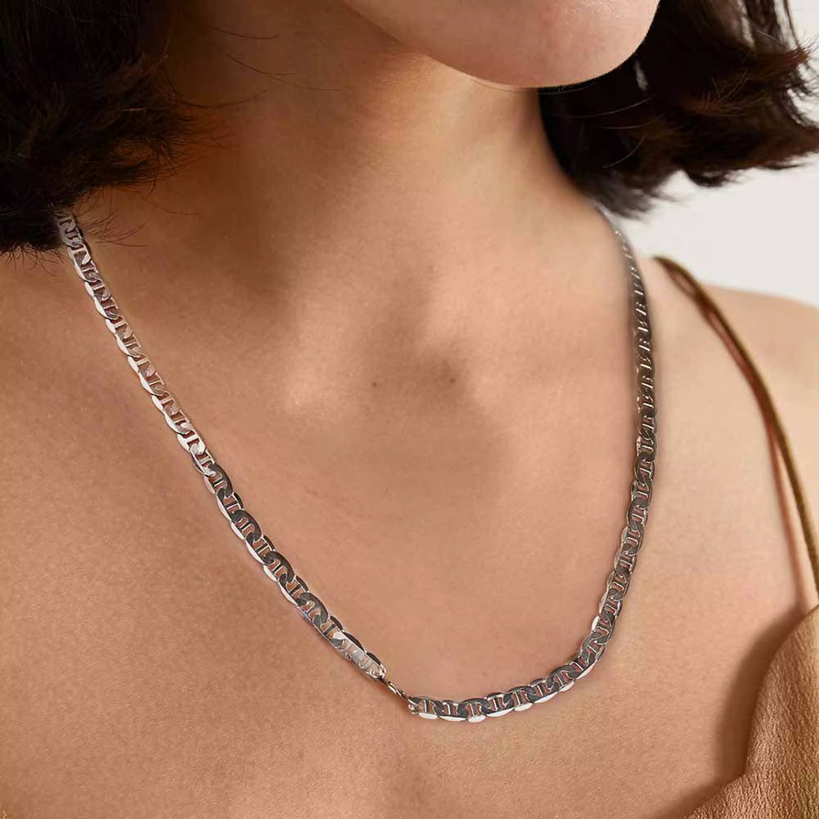 Schmuck-Set 925 Silber, 6 mm, Unisex - Bild 4