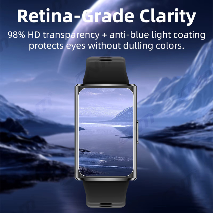 SOFT-Schutzfolie für Huawei Band 11 und 11 Pro, transparente HD-Anti-Kratz-Displayschutzfolie - Bild 6