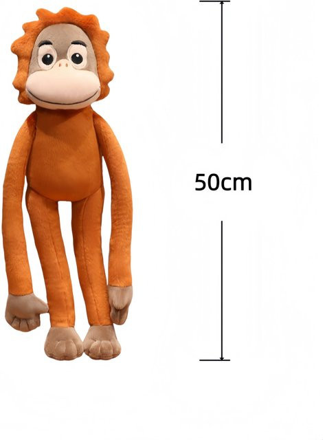 Yiran toy Orang-Utan Stofftier Puppe, Plüschtier, Orange - Bild 1