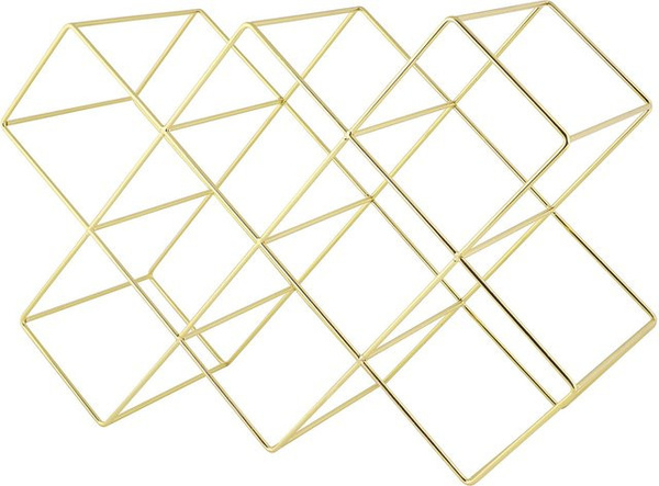 ECHTWERK Weinregal aus Eisen für 8 Flaschen in Gold