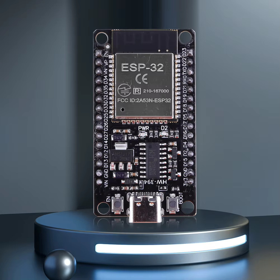 ALLOYSEED ESP32-32D Entwicklungsboard mit WiFi und Bluetooth in Schwarz für Smart Home IoT-Anwendungen - Bild 2