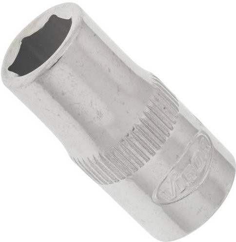 Vigour Steckschlüsseleinsatz V2419N mit 7mm Außensechskant und 1/4 Zoll Innenvierkant in Silber - Bild 1