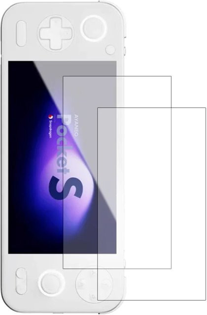 2er-Set gehärtetes Glas Screen Protector für AYANEO Tasche S, transparent - Bild 1
