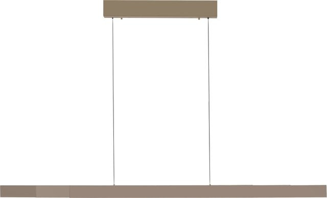 Pendelleuchte Paul Neuhaus ADRIANA SQUARE in Bronze und Braun, dimmbare LED-Hängeleuchte aus Metall - Bild 1