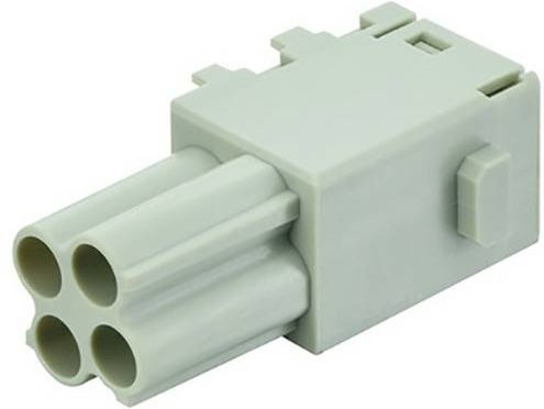 HARTING Han Domino EE cube crimp Steckverbinder, Grau, 2 Stück - Bild 1