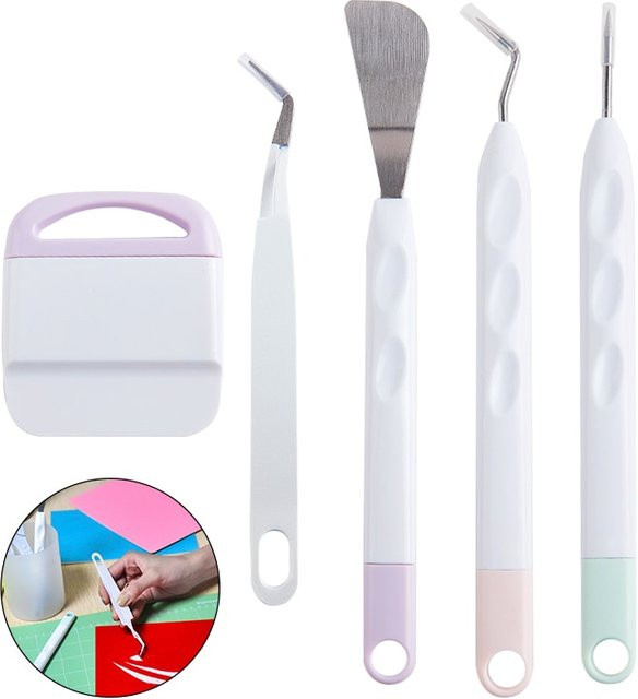 JETTING Vinyl Weeding Tool Kit mit 6 verschiedenen Stilen in Multicolour für Cricut Joy und andere Plotter - Bild 1