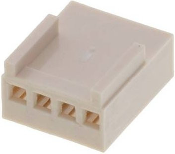 Molex Buchsengehäuse-Kabel beige mit 2,5 mm Rastermaß 22011042 - Bild 1