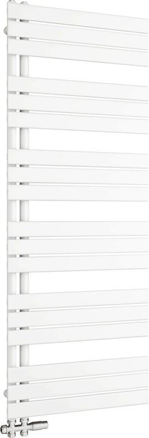 Duschparadies Badheizkörper Handtuchwärmer Weiß mit Seitenanschluss, Höhe: 159,9 cm, Breite: 60 cm - Bild 1