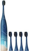 happybrush ECO VIBE 3 Starterkit Ocean Elektrische Zahnbürste in Blau mit 4 Refills - Bild 1