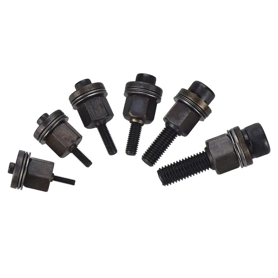 VIBRATITE Ersatzspitze für Handnietmutternzange aus Kohlenstoffstahl, Dornkopf für M3-M10 Nietmuttern, Schwarz - Bild 5