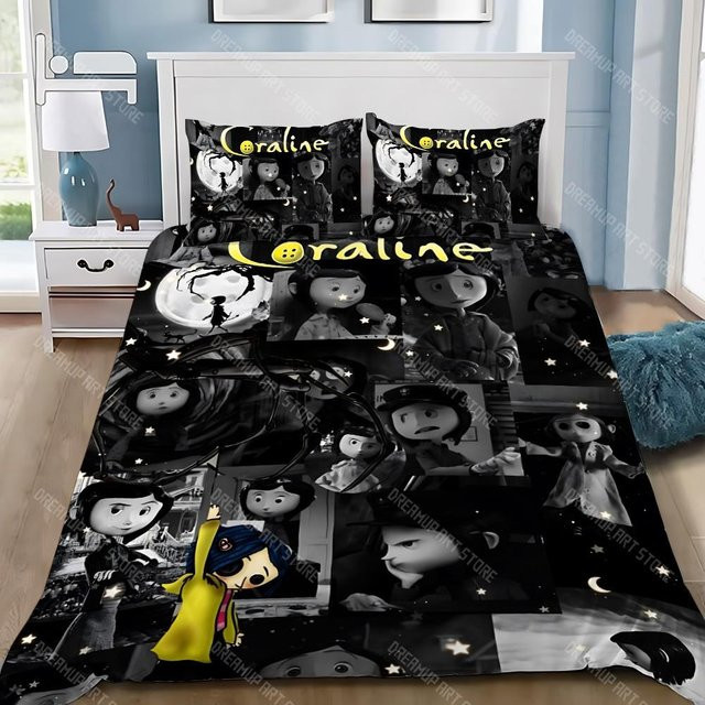 JMG Household Supplies Bettwäscheset mit Cartoon-Motiv aus Mikrofaser, Bettbezug und Kissenbezug, Mehrfarbig, Breite: 135 cm, Länge: 200 cm - Bild 1