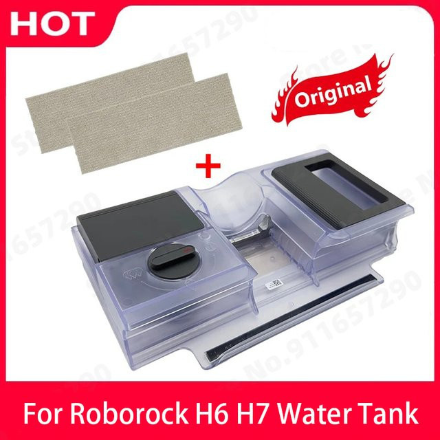 Roborock Ersatzteile für H6 H7 Akku-Staubsauger Wassertank und Mopp in Transparent aus Kunststoff - Bild 1