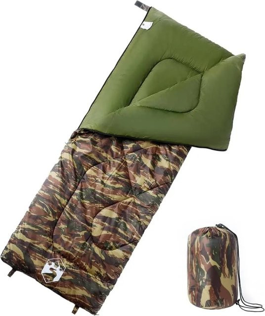 vidaXL Schlafsack für Erwachsene zum Camping für 3 Jahreszeiten 94465 - Bild 1