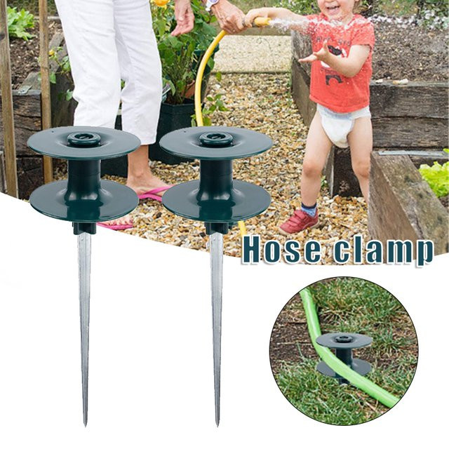 Gartenschlauch-Führungsrad in Grün zur optimalen Schlauchführung im Garten - Bild 1